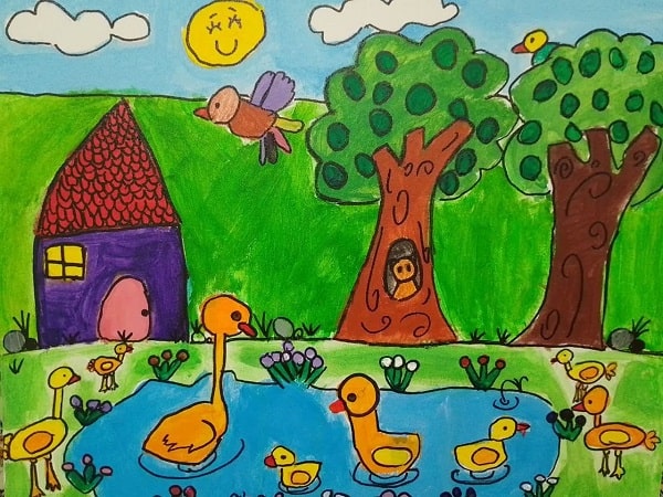 بهترین آموزشگاه نقاشی کودکان در کرج