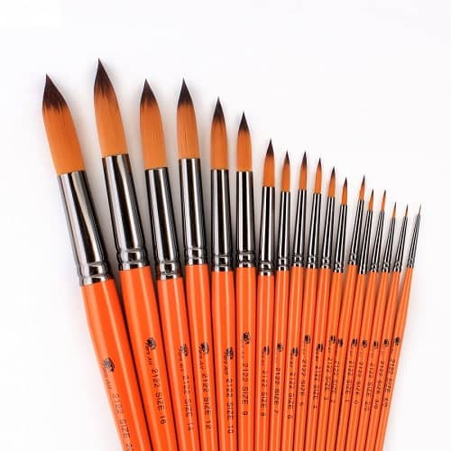 انواع قلم مو های نقاشی